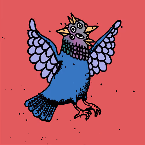 Hood Pigeon #5021