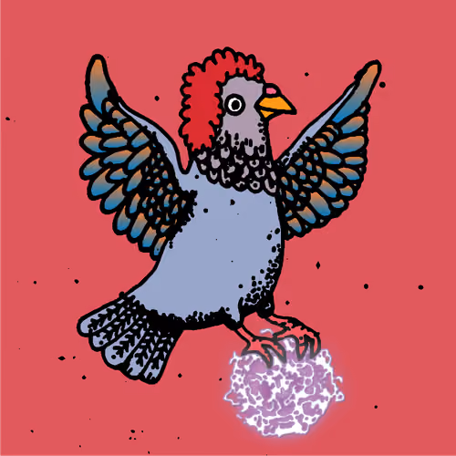 Hood Pigeon #1026
