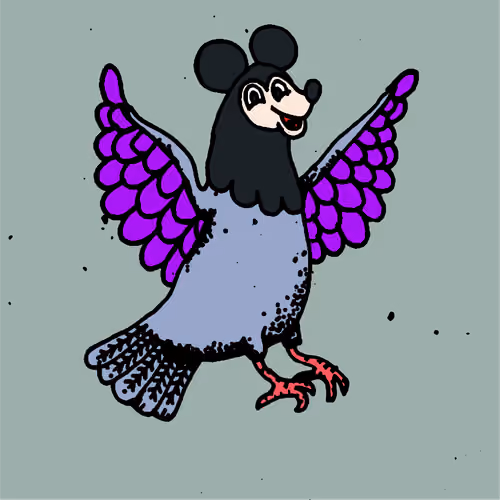 Hood Pigeon #1620