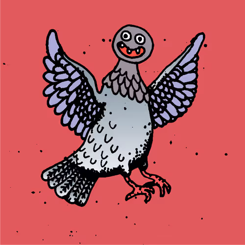 Hood Pigeon #2559