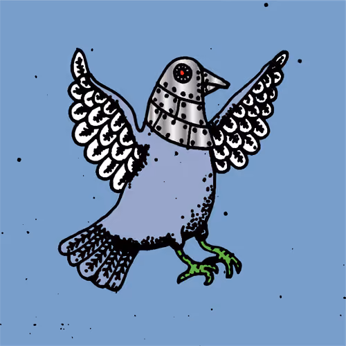 Hood Pigeon #2099