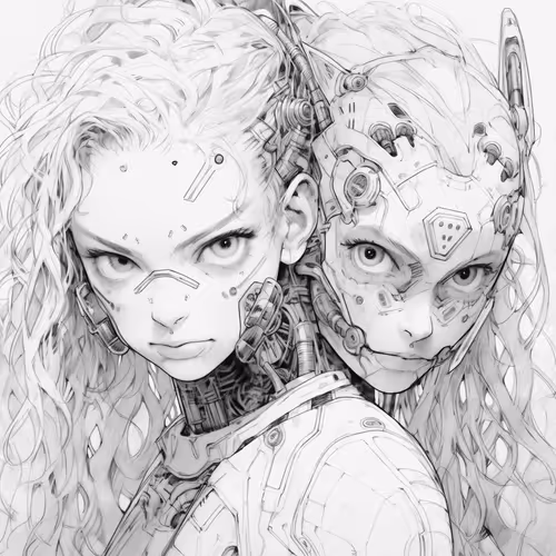 The Cyborg Sisters By Siku