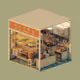 126 Voxel Hawker Stalls
