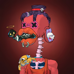 TNT Skeleton #349
