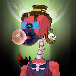 TNT Skeleton #523
