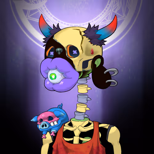 Tall Neck Tribe Skeleton