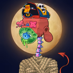 TNT Skeleton #1007