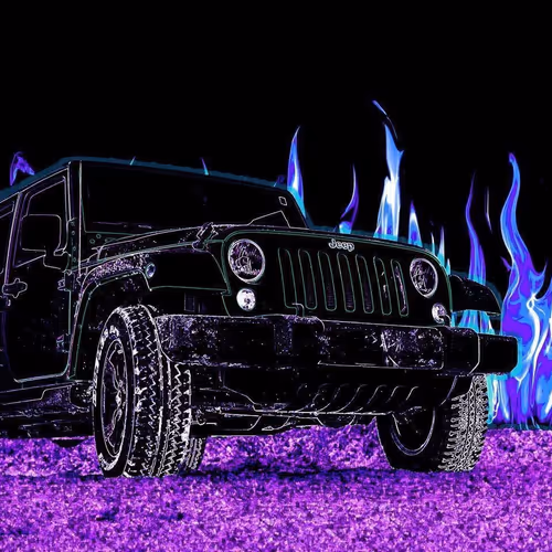 fire jeep