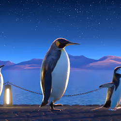 Five Penguins #1392