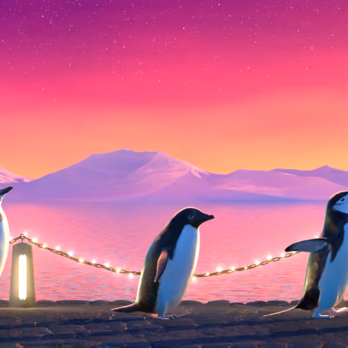 Five Penguins #1544