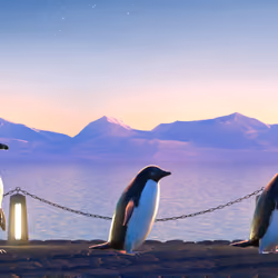 Five Penguins #2718