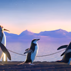 Five Penguins #1918