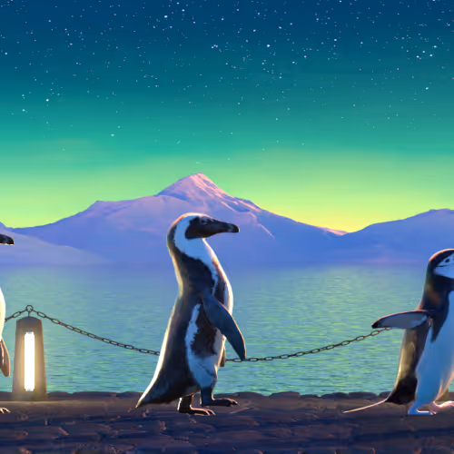 Five Penguins #1058