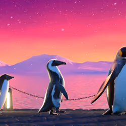 Five Penguins #2295