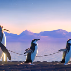 Five Penguins #1615
