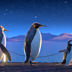 Five Penguins #615