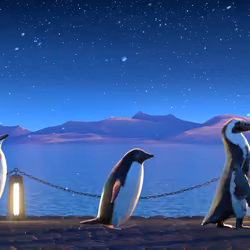 Five Penguins #2682