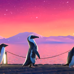 Five Penguins #1493