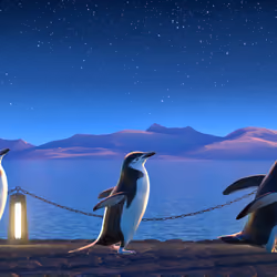 Five Penguins #1334