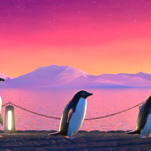 Five Penguins #2494