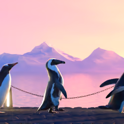 Five Penguins #2680
