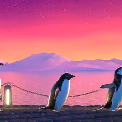 Five Penguins #751