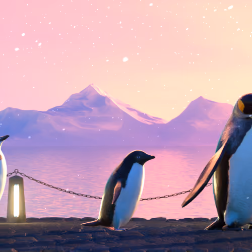 Five Penguins #1136