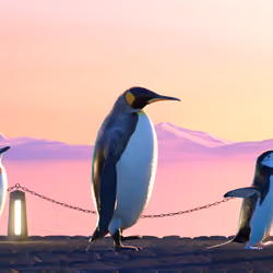 Five Penguins #1430