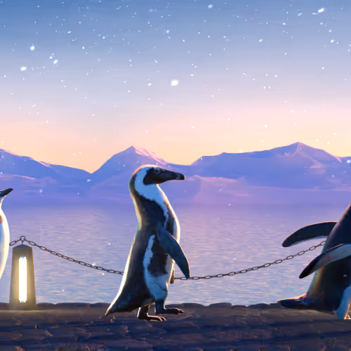 Five Penguins #2390