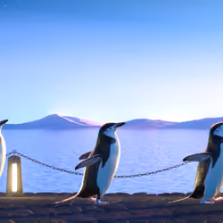 Five Penguins #506
