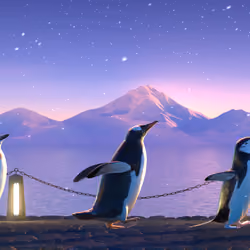 Five Penguins #1431