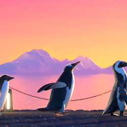 Five Penguins #1790