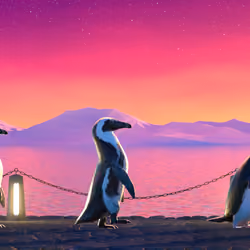 Five Penguins #2144