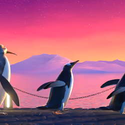 Five Penguins #2996
