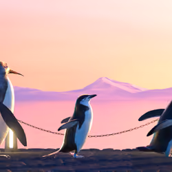 Five Penguins #2868
