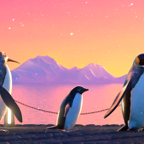 Five Penguins #421