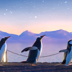 Five Penguins #2741