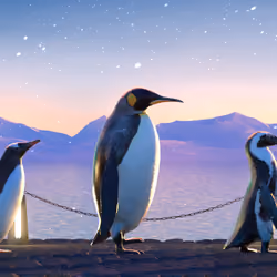 Five Penguins #3009