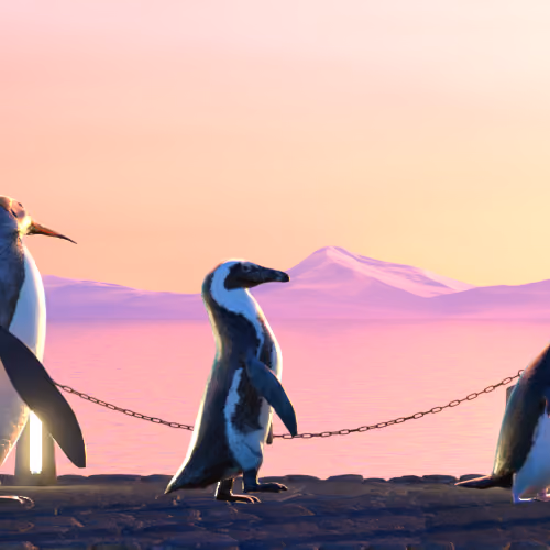Five Penguins #2568