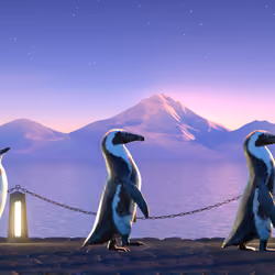 Five Penguins #1345