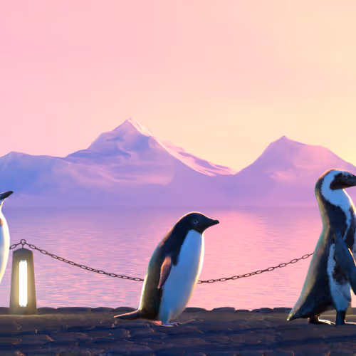 Five Penguins #2945