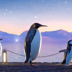 Five Penguins #2970