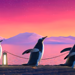Five Penguins #1622