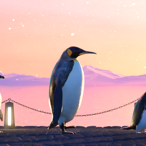 Five Penguins #1329