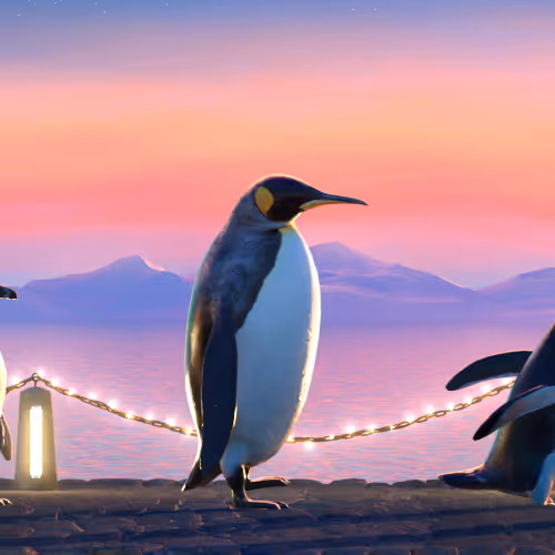Five Penguins #1800