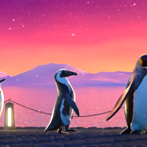 Five Penguins #2086