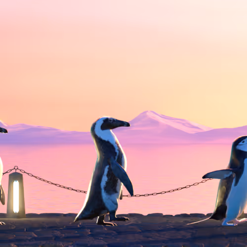 Five Penguins #2167