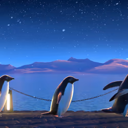 Five Penguins #2131
