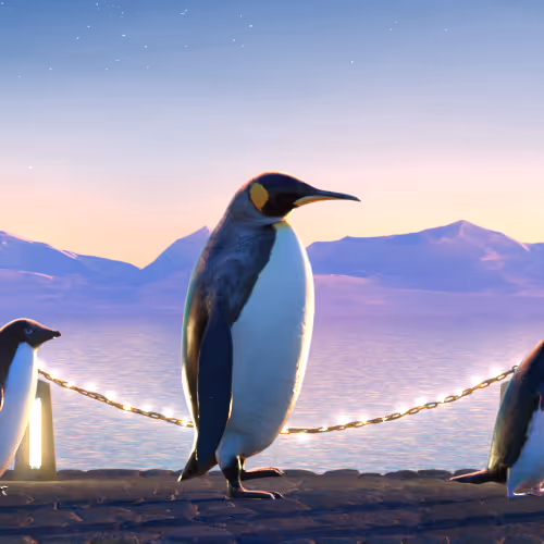 Five Penguins #2898