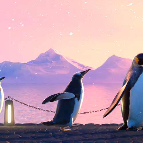 Five Penguins #2083